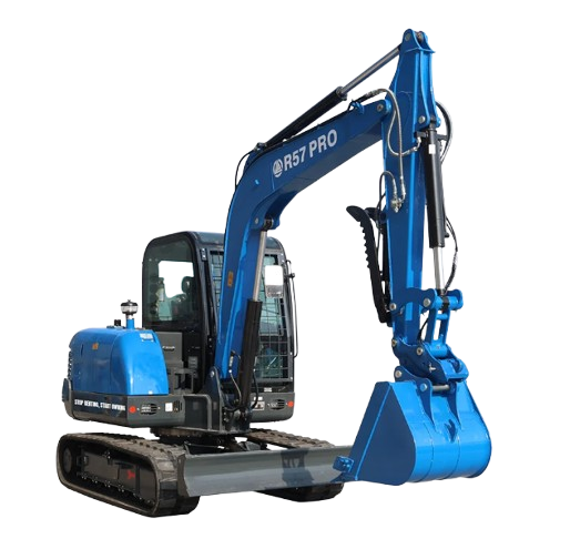 R57 PRO Excavator – Kubota Diesel, Enclosed Cab