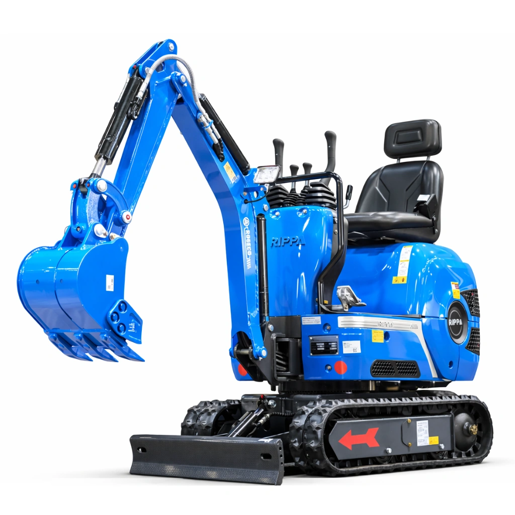 R06 ECO Micro Excavator – Kubota Diesel, Open Cab